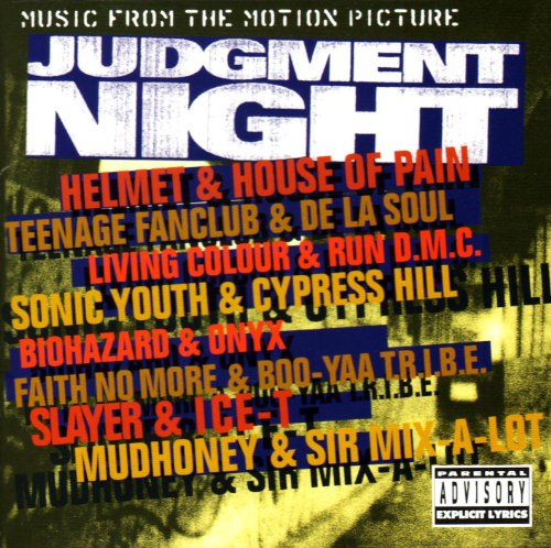 JUDGMENT NIGHT サントラ フェイタル パール・ジャム ヘルメット デ・ラ・ソウル RUN D.M.C. バイオハザード スレイヤー ブー・ヤー・トライブ ソニック・ユース マッドハニー