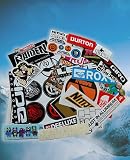 Marken Sticker Set