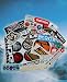 Markenstickerset mit 25 Stickern, wie z.Bsp. Burton, Flow, Nitro, Salomon, V�lkl, Ride, Raiden, 
Ziener, K2, Ripzone uvm..
