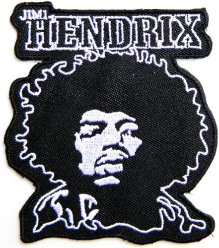 JIMI HENDRIX Music Band Logo Patch Sew Iron on Embroidered Badge Sign Costume Gift