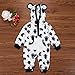 Ecosin Baby Boy Girl Winter Cartoon Hoodie Romper Warm Coat Outwear Clothes
