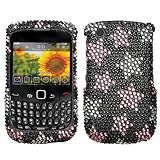 Falling Stars Diamond Crystal Bling Protector Case for BlackBerry Curve 852 ....