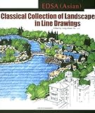 EDSA(Asian) Classical Landscape Line Drawing
