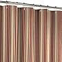 Maytex Sorrento Stripe Fabric Shower Curtain, Burgundy