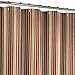 Maytex Sorrento Stripe Fabric Shower Curtain, Burgundy