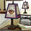 Atlanta Thrashers Memory Company Art Glass Table Lamp NHL Hockey Fan Shop Sports Team Merchandise