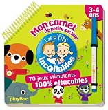 Mon carnet de petite section : 3-4 ans, 70 jeux stimulants 100% effaçables