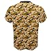 CowCow Mens Colorful Vegetable Organic Food Yellow Corn Stalk Pattern Sport Mesh Tee