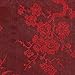Drawstring Jewelry Pouch (Large) - Silk Jacquard (Chili Red)