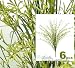 SIX 20" FLower & Grass Artificial Silk Plants _white