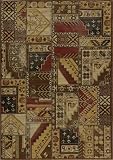18" x 28" Rectangular Momeni VINTAVIN-8TRG1828 Tribal Gold Color Power Loomed Egyptian "Vintage Collection" Rug
