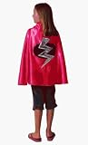 Making Believe 41314 Lightening Bolt Superhero Cape- Hot Pink