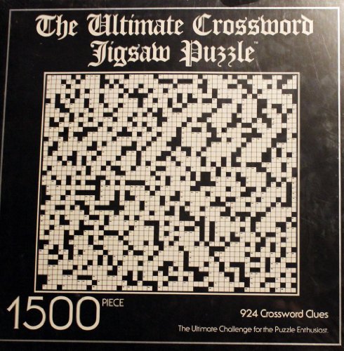 Detail image 1500 Piece - Ultimate Crossword Jigsaw Puzzle (1983)