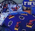 Spiderman Fleece Blanket Large Twin - Full Size 72 X 90 Inches