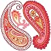 Paisley Please (Red/Pink) Dot