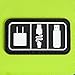 BAGSMART Electronic Organizer Travel Cable Organizer Portable Electronics Accessories Bag for Cords, USB, Green