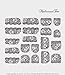Black Lace Roses Nail Wraps Art Water Transfer Decal So Beautiful 20pcs by NailiciousTen - ST8069
