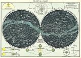 Cavallini & Co. Celestial Chart Poster Wrapping Paper Sheet