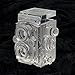 Fotodiox Crystal TLR Camera Display Model - Real Life Full-Size Replica of Rolleiflex 2.8 camera with Zeiss Planar 80mm lens