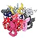 10pcs Colourful Rabbit Ear Hair Tie Bands Ponytail Holder Holders (Random Colors)