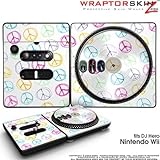 DJ Hero Skin Kearas Peace Signs on White fits Nintendo Wii DJ Heros (DJ HER ....