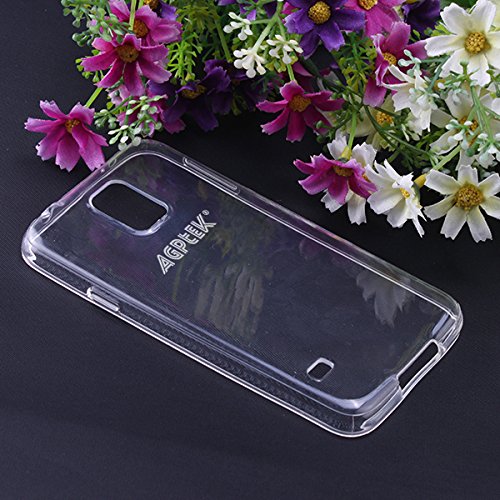 AGPtEK® Mobiles Premium Ultra Thin Slim Clear Transparent Crystal Soft TPU Silicone Gel Cover Case Skin for Samsung Galaxy S5 i9600