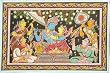 Folk of Art Home Decor Patachitra Paintings Organic Color on Paper 12 x 18 inches (pata305)