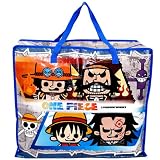 新作 ONE PIECE/ワンピース ビッグ サイズ 収納 袋 ブルー パンソンワークス 柄 国内 ライセンス 商品【在庫わずか】【お買い得品】【セール】【バーゲン】【クリアランス】【世界限定数生産】