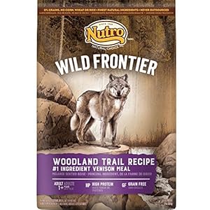 NUTRO Wild Frontier Woodland Trail Recipe Grain Free Venison Meal Dry Dog Food 24 Pounds