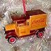 4.75" Old Fashioned Wooden Coca-Cola Truck Christmas Ornament #CC0739