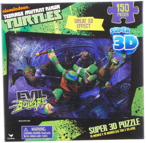 Teenage Mutant Ninja Turtles Super 3D Puzzle 150 Pieces