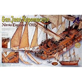 San Juan Nepomuceno Wooden Sailing Ship Model Kit 1-90 By Artesania Latina by Artesania Latina