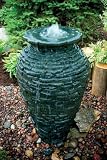 Garden Water Features & Outdoor Fountains item: Small Stacked Slate Urn by Aquascape Small Stacked Slate Urn - 98939