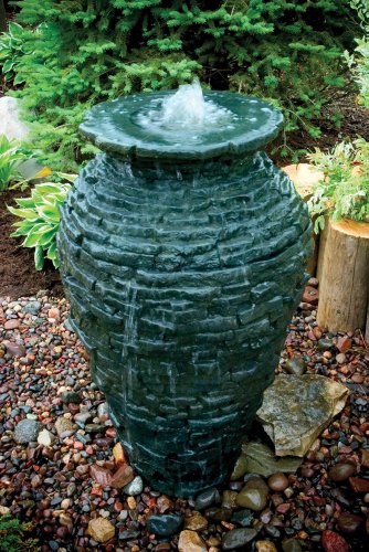 Small Stacked Slate Urn by Aquascape Small Stacked Slate Urn - 98939