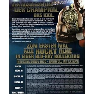 Rocky Complete Saga 1-6 (7 Blu-Ray) [Import allemand]