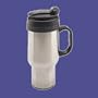 12 Ounce Travel Mug w/Twist Lock Cap, Fits Most Cup Holders, Aluminum (SPECARCU) Category: Cups Mugs and Servers