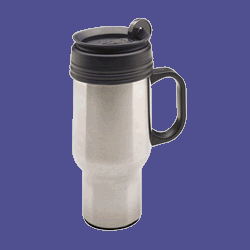 12 Ounce Travel Mug w/Twist Lock Cap, Fits Most Cup Holders, Aluminum (SPECARCU) Category: Cups Mugs and Servers