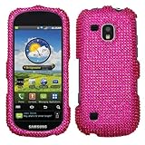 Samsung Continuum (Galaxy S) Crystal Bling Protector Case - Hot Pink Diamon ....