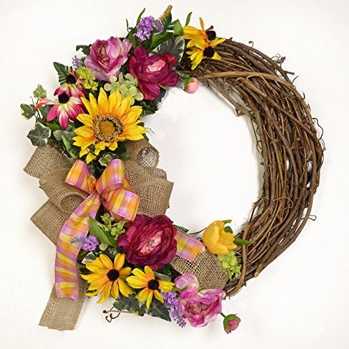 Sunflower and Black Eyed Susan spring Wreath WR4865