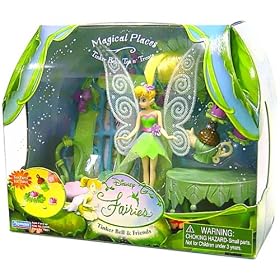 Disney Fairies - 3.5'' Magical Places Playset Tinker Bell's Tea N' Treats by Playmates