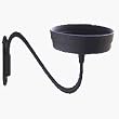 Classic Sconce, Side Mount Pot Holder - Taupe