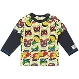 CHILD CHAMP(チャイルド チャンプ) スラブ天竺マスクマンレイヤード長袖Tシャツ 95cm/クリーム NO.C-86143107