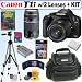 Canon EOS Rebel T1i 15.1 MP CMOS Digital SLR Camera with EF-S 18-55mm f/3.5-5.6 IS Lens & EF 75-300mm f/4-5.6 III 