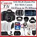 Canon EOS Rebel T3i Digital 18 MP CMOS SLR Cameras (600D) with Canon EF-S 18-55mm f/3.5-5.6 IS Lens & Canon EF 75-300mm f/4-5.6 III Telephoto Zoom Lens + SSE Premium SLR Lens Accessory Package