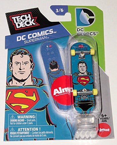 Superman Tech Deck DC Comics 3/6 Almost Skateboards