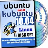 Ubuntu 10.04 LTS and Kubuntu 10.04 LTS, 6-disks DVD Installation and Reference Set