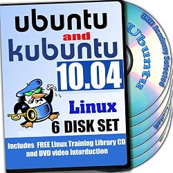 Ubuntu 10.04 LTS and Kubuntu 10.04 LTS, 6-disks DVD Installation and Reference Set