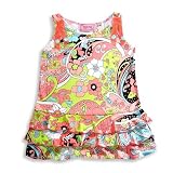 RB Rool by Rubbies - Toddler Girls Sleeveless Dress, Melon, Multi