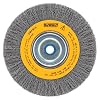 DEWALT DW4906 8-Inch Crimped Bench Wire Wheel, 5/8 Arbor, Medium Face, .014-Inch Wire