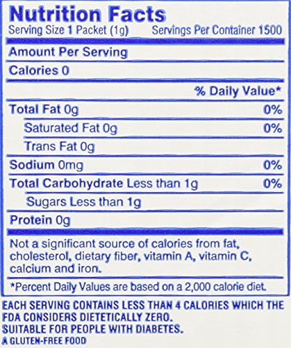 Sweet And Low Zero Calorie Sweetener 1500 Individual Serving Packets Food Beverages Tobacco Sweet and low zero calorie sweetener 1500 individual serving packets food beverages tobacco